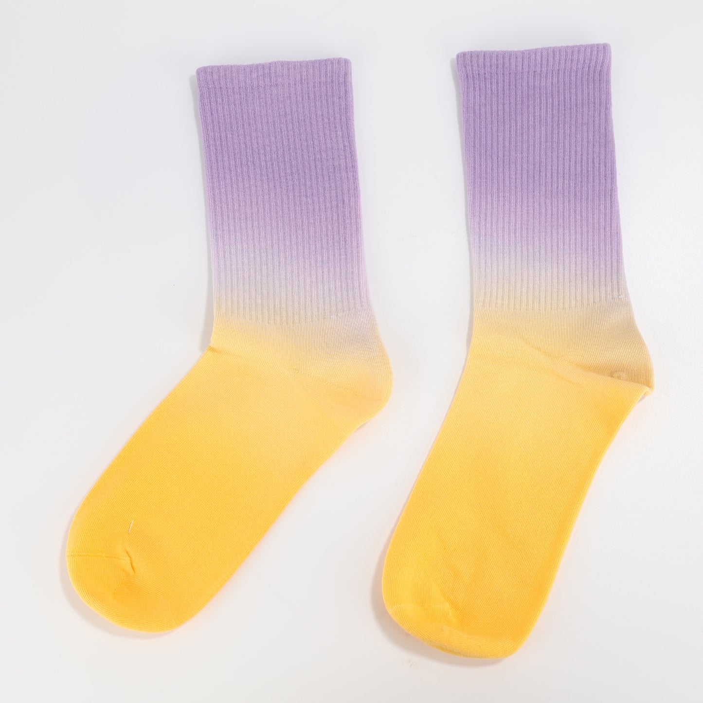 Purple To Yellow Socks-3