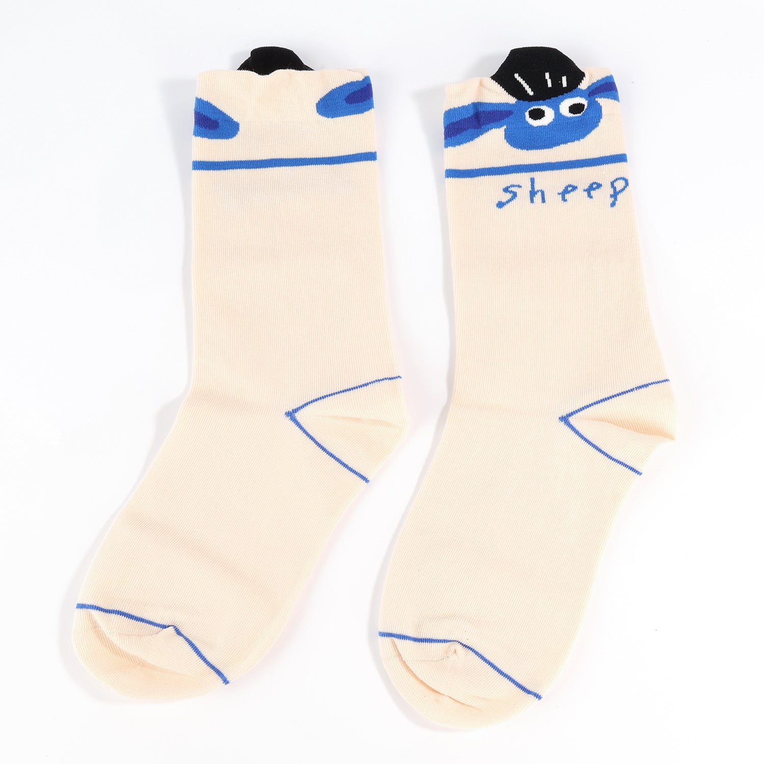 Sheep Snuggle Socks-3