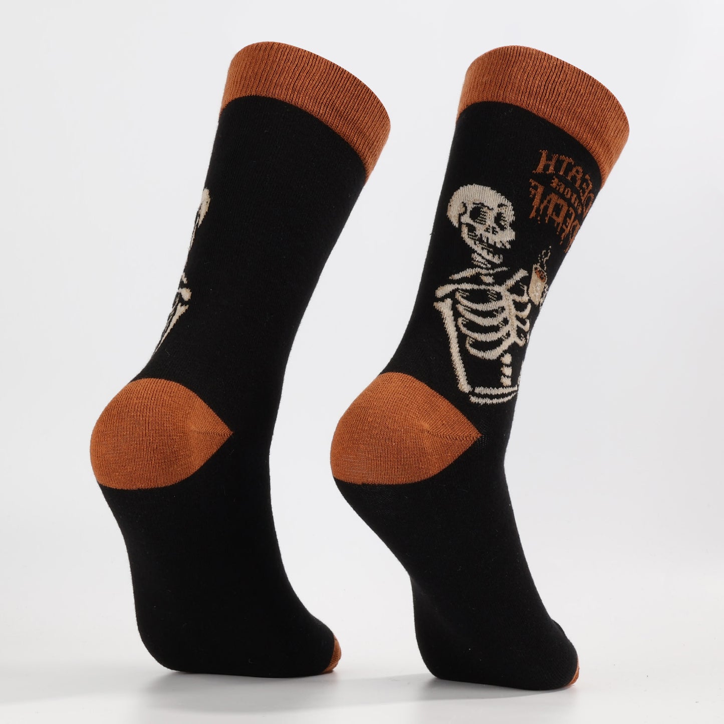 Skeleton Coffee Socks-2