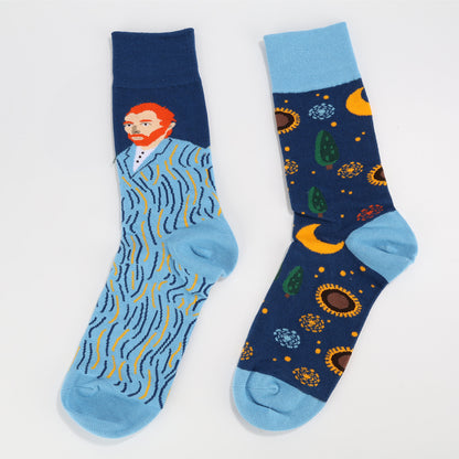 Starry Van Gogh Socks-3