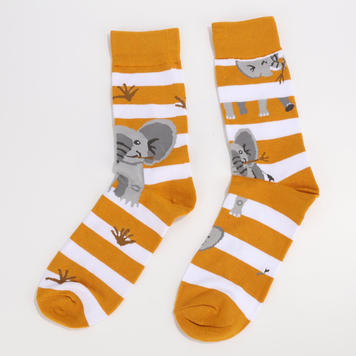 Striped Elephant Socks-3