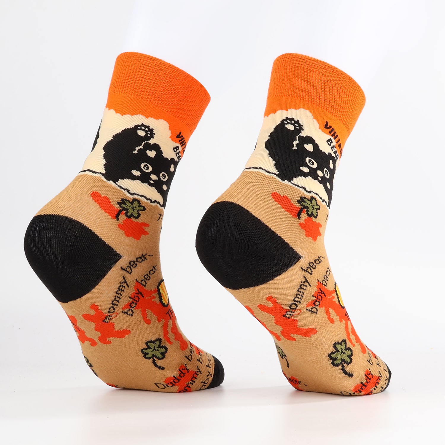 Vintage Bear Socks-2