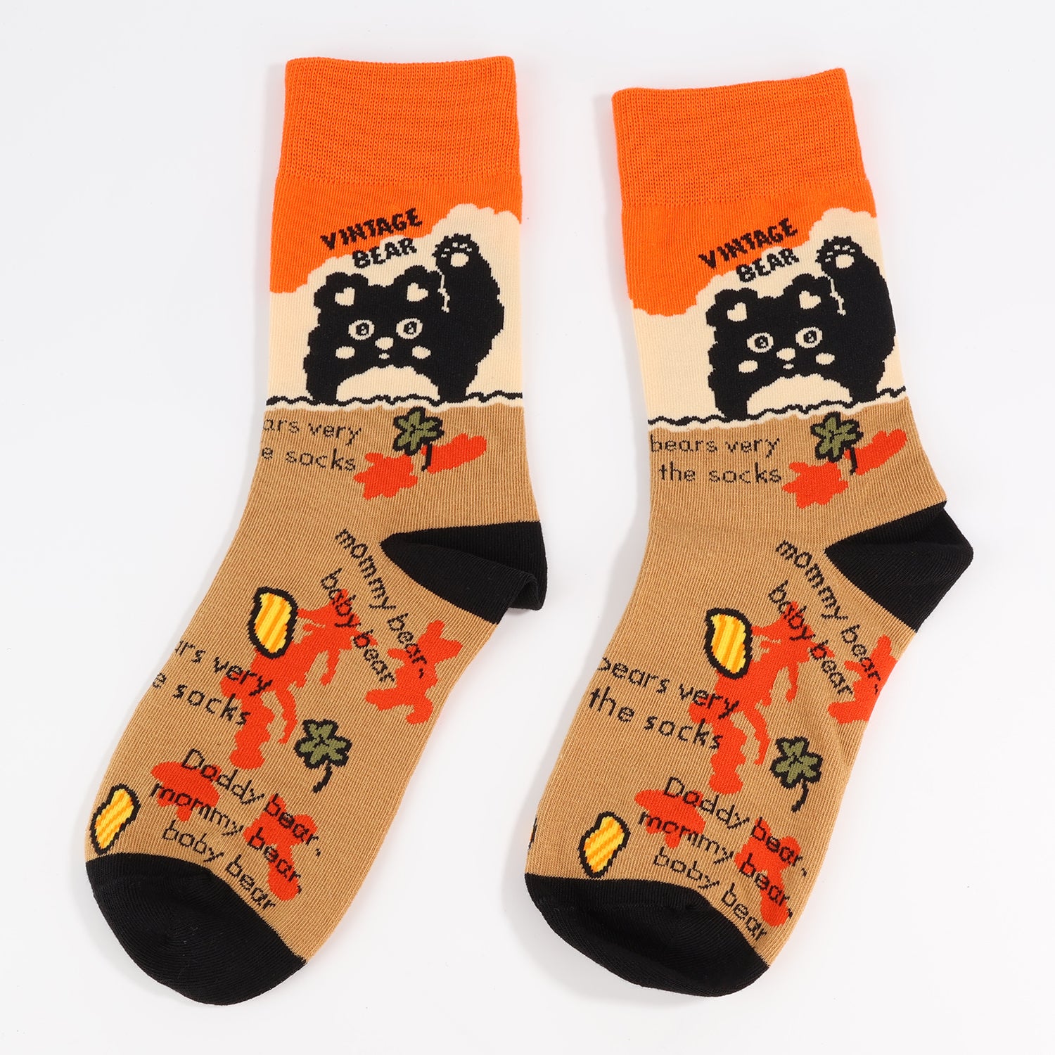 Vintage Bear Socks-3