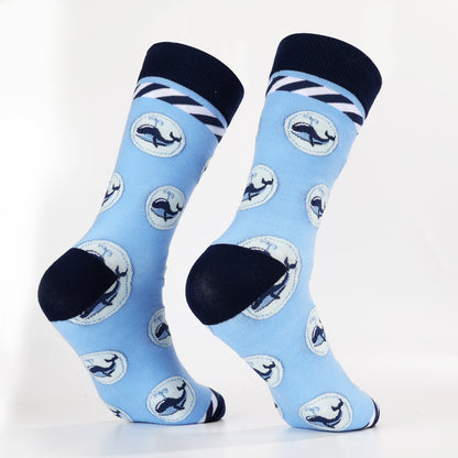 Whale Spray Delight Socks-2