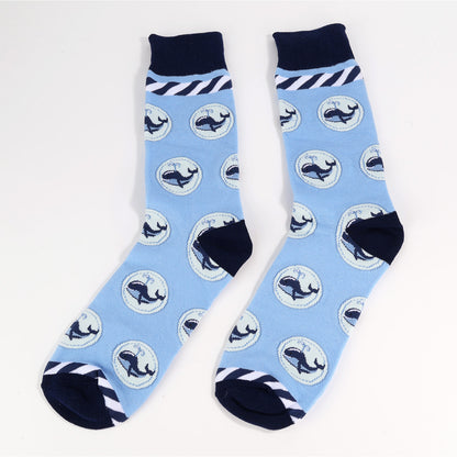 Whale Spray Delight Socks-3