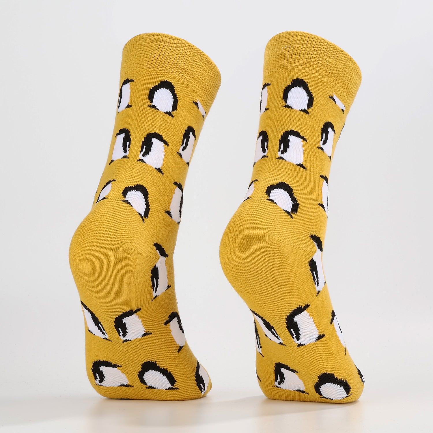 Yellow Penguin Socks-2