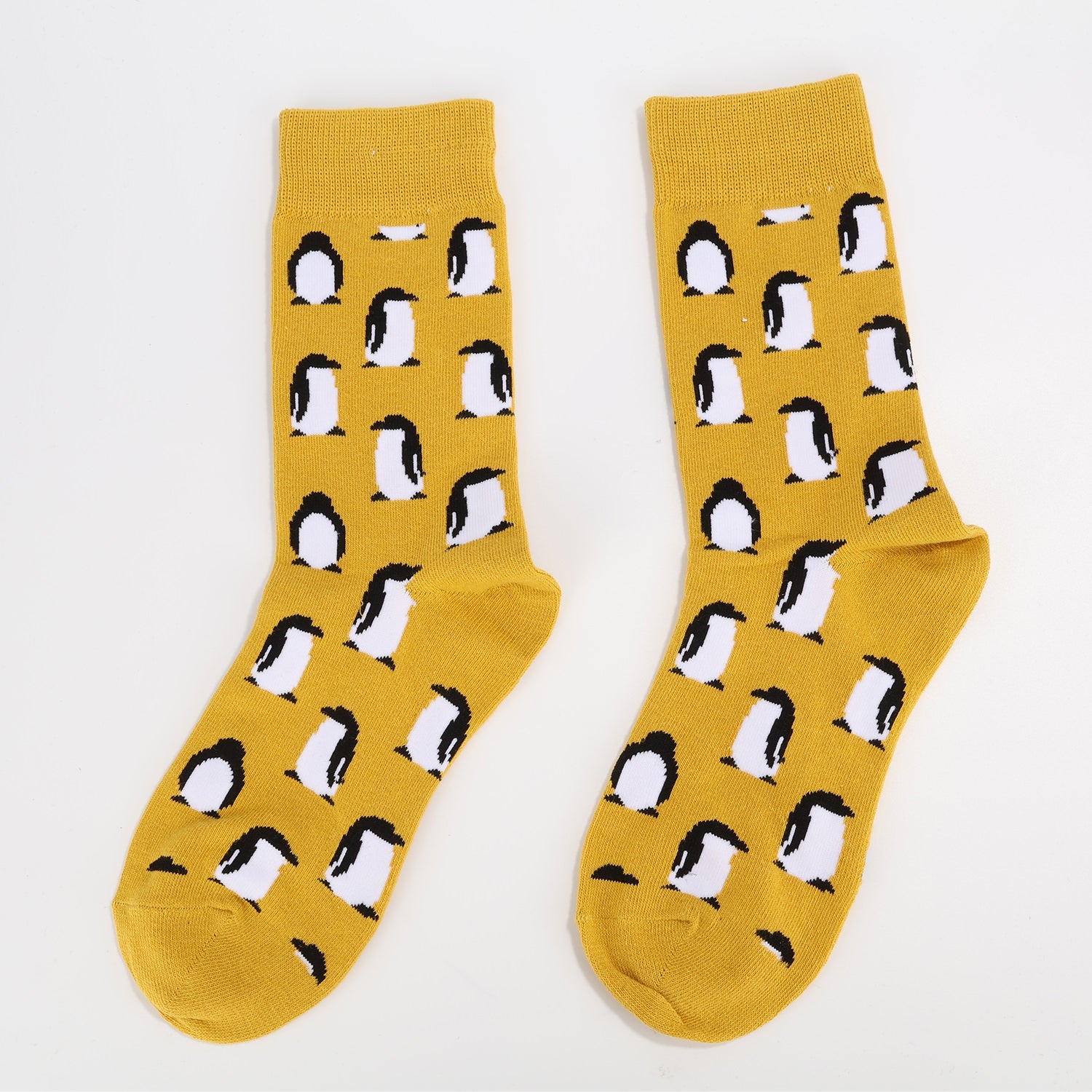 Yellow Penguin Socks-3