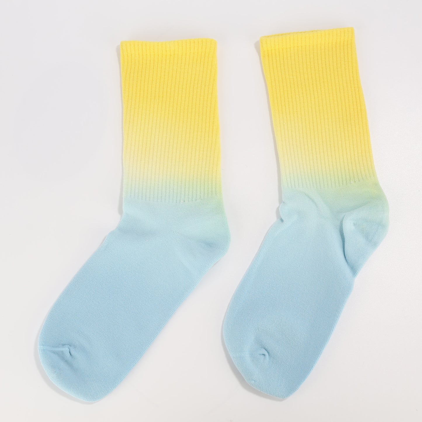 Yellow to Blue Socks-3